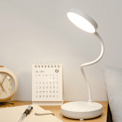 Flexible LED Desk Lamp – Adjustable Reading Light with Eye Protection for Study & Office