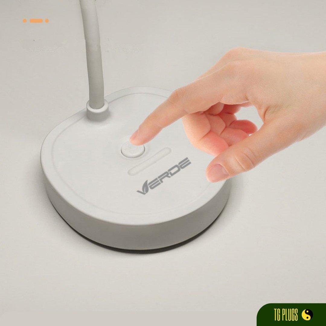 Flexible LED Desk Lamp – Adjustable Reading Light with Eye Protection for Study & Office