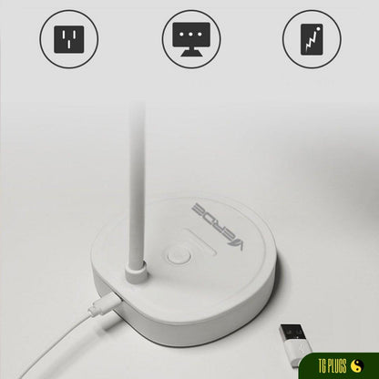 Flexible LED Desk Lamp – Adjustable Reading Light with Eye Protection for Study & Office