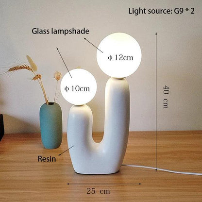 Nordic Table Lamp – Minimalist Modern Lighting for Bedroom & Living Room