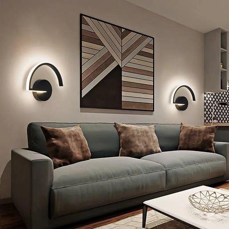 Modern Minimalist Wall Light – Elegant Decorative LED Lamp for Living Room, Bedroom & Hallway