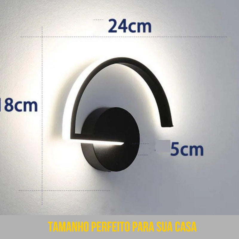 Luminária de parede Interna minimalista moderna