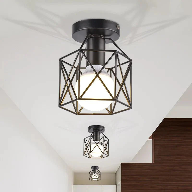Modern Industrial Ceiling Light – Stylish Urban Lighting for Living Room, Dining & Kitchen