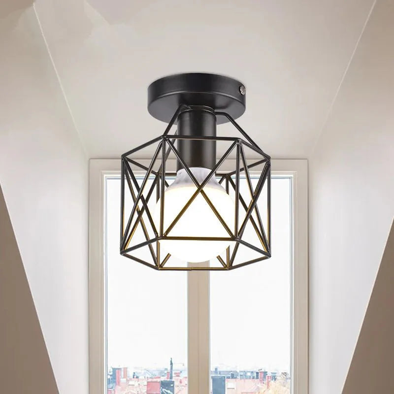 Modern Industrial Ceiling Light – Stylish Urban Lighting for Living Room, Dining & Kitchen