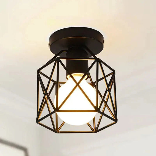 Modern Industrial Ceiling Light – Stylish Urban Lighting for Living Room, Dining & Kitchen