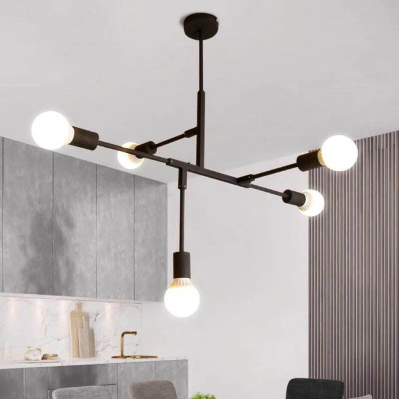 Lustre Nórdico 6 Bocais - Industrial