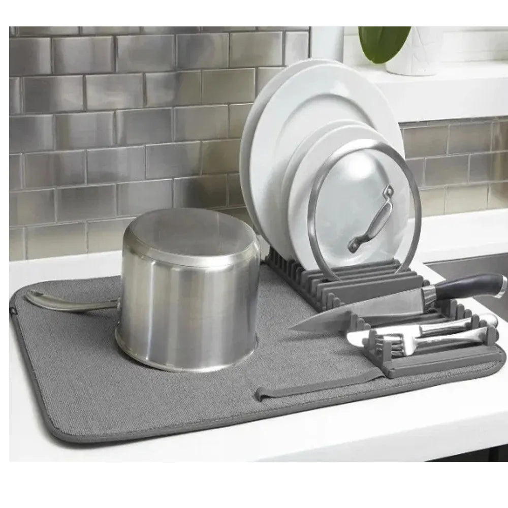 ClearTap Foldable Dish Rack – Luxus Collection Multi-Purpose Kitchen Organizer