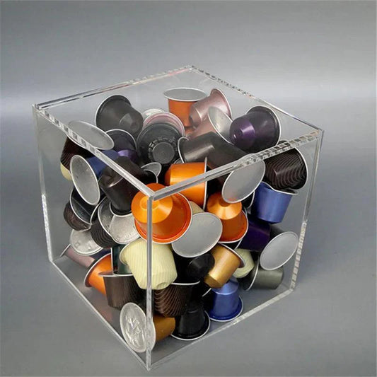 Coffee Capsule Organizer Box - Acrylic Display