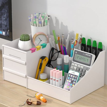 Makeup Organizer with Drawers – Large Capacity Storage Box for Cosmetics, Brushes and Accessories