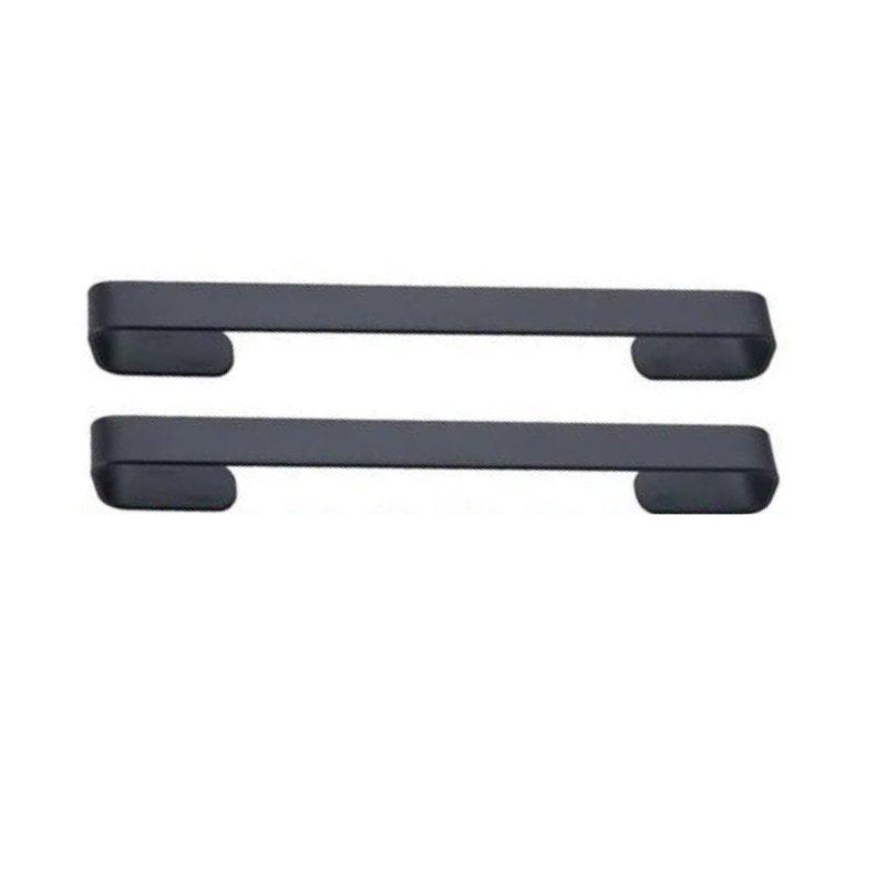Minimalist Black Acrylic Towel Rack – Stylish Bathroom Wall Mounted Organizer