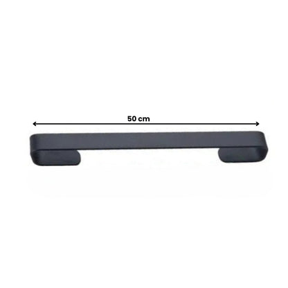 Minimalist Black Acrylic Towel Rack – Stylish Bathroom Wall Mounted Organizer