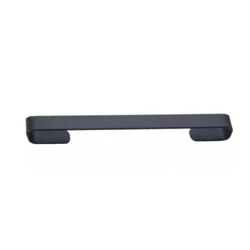 Minimalist Black Acrylic Towel Rack – Stylish Bathroom Wall Mounted Organizer