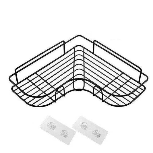 Corner Shower Shelf Organizer – Space-Saving Aluminum Bathroom Storage Rack for Small Bathrooms