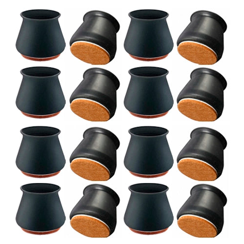 16-Piece Silicone Furniture Leg Protector Kit – Anti-Scratch & Noise Reduction