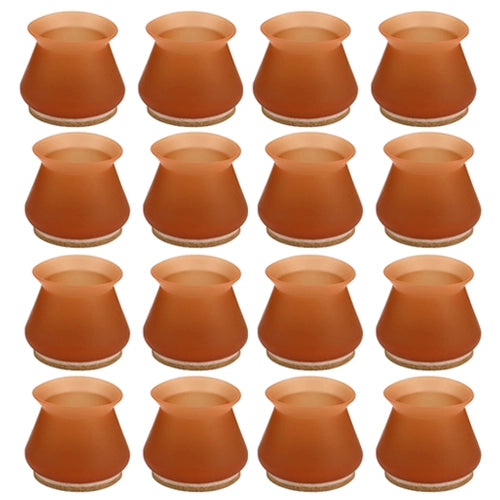 16-Piece Silicone Furniture Leg Protector Kit – Anti-Scratch & Noise Reduction