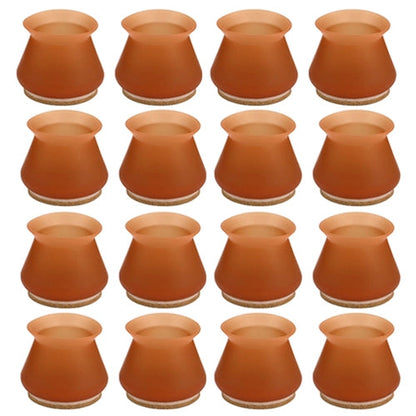 16-Piece Silicone Furniture Leg Protector Kit – Anti-Scratch & Noise Reduction