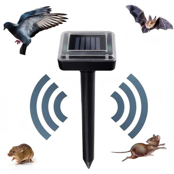 Ultrasonic Solar Pest Repeller – 24/7 Outdoor Animal & Insect Protection