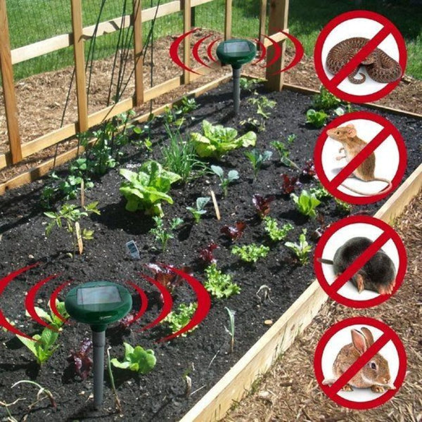 Ultrasonic Solar Pest Repeller – 24/7 Outdoor Animal & Insect Protection