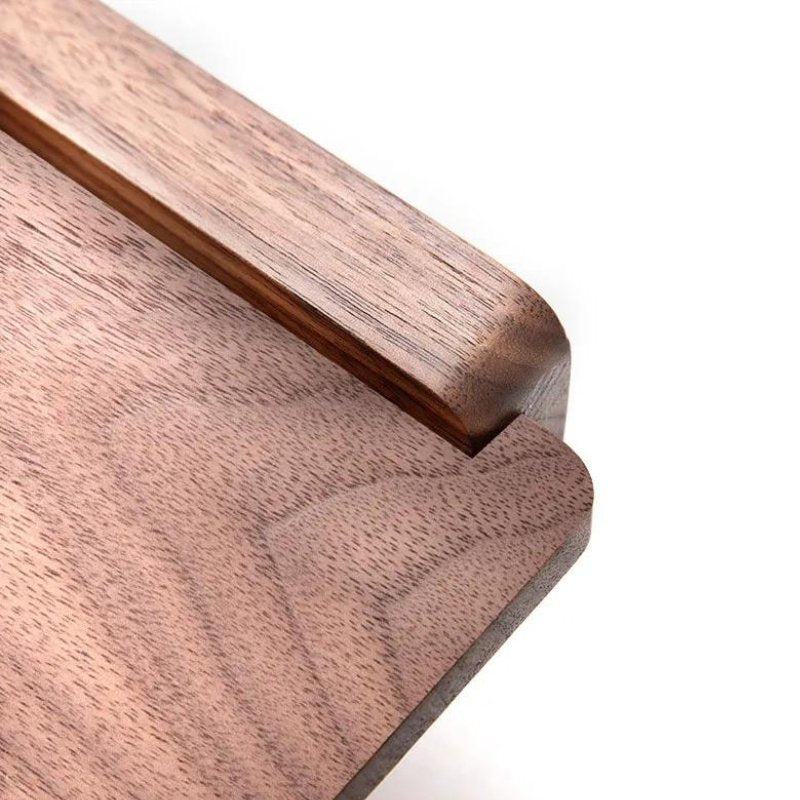 Wood & Gold Toilet Paper Holder – Timeless Luxury Bathroom Decor with Elegant Finish
