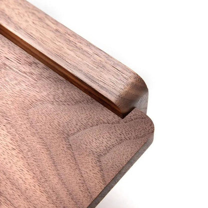 Wood & Gold Toilet Paper Holder – Timeless Luxury Bathroom Decor with Elegant Finish
