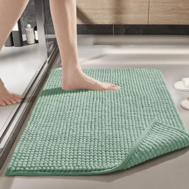 Modern Soft Absorbent Bathroom Rug – Non-Slip Floor Mat for Bathroom, Bedroom & Living Room