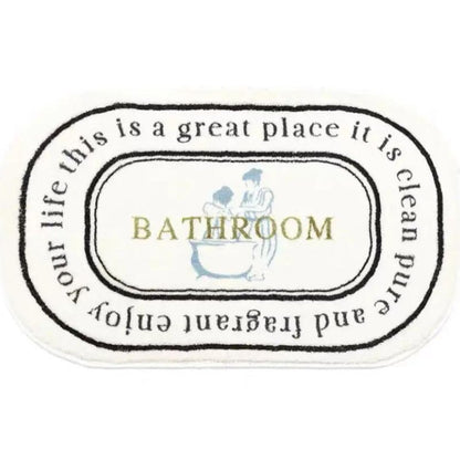 Soft & Non-Slip Antimicrobial Bathroom Rug – Quick Dry Absorbent Bath Mat for Shower & Home Use