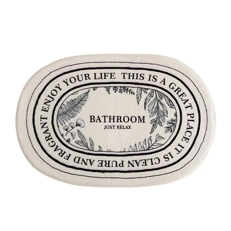 Soft & Non-Slip Antimicrobial Bathroom Rug – Quick Dry Absorbent Bath Mat for Shower & Home Use