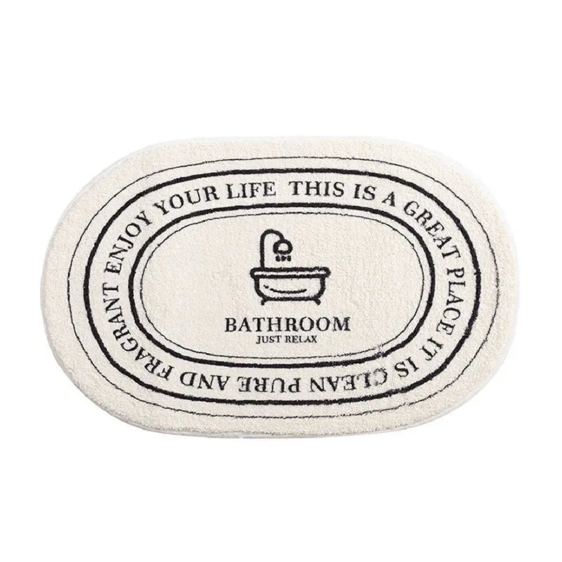 Soft & Non-Slip Antimicrobial Bathroom Rug – Quick Dry Absorbent Bath Mat for Shower & Home Use