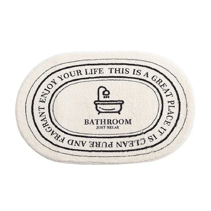 Soft & Non-Slip Antimicrobial Bathroom Rug – Quick Dry Absorbent Bath Mat for Shower & Home Use