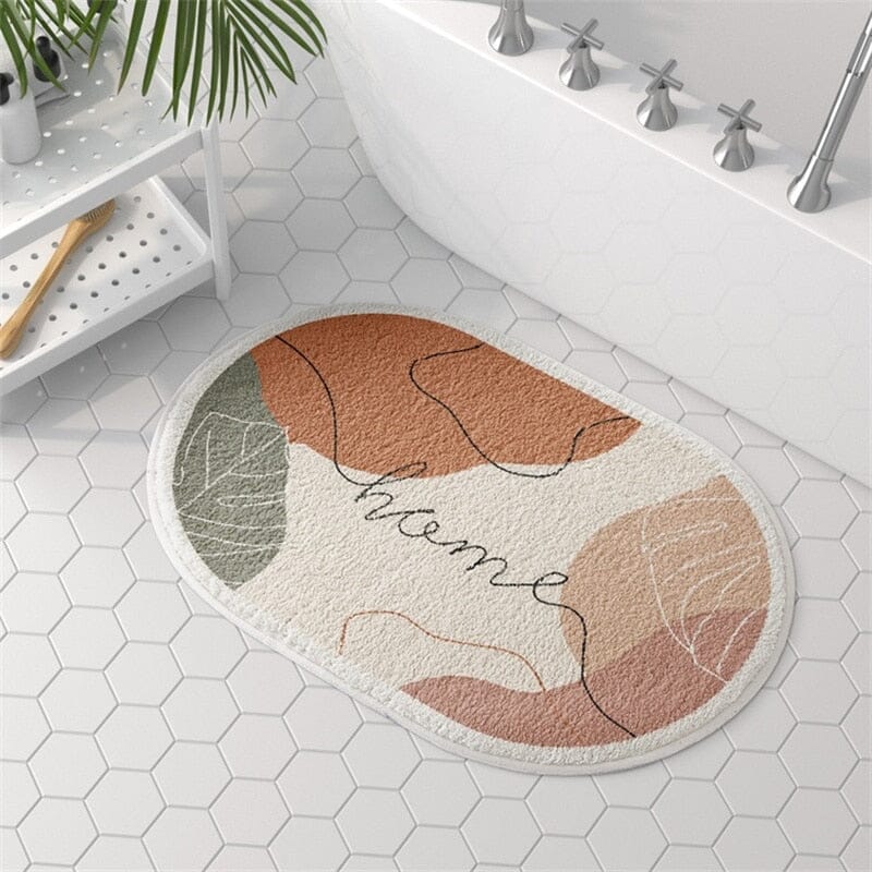 Abstract Non-Slip Bathroom Mat – Safety, Comfort & Modern Design