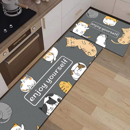 Animal Collection Anti-Slip Kitchen Mat Set – Durable Comfort for Home Cooking
