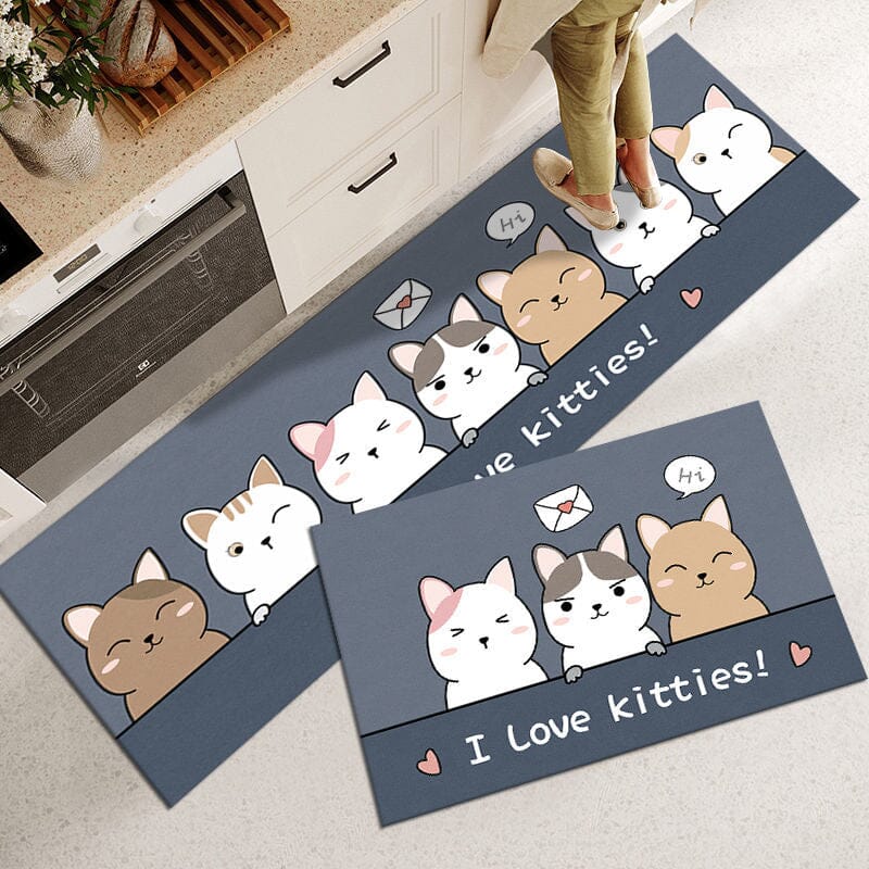 Animal Collection Anti-Slip Kitchen Mat Set – Durable Comfort for Home Cooking