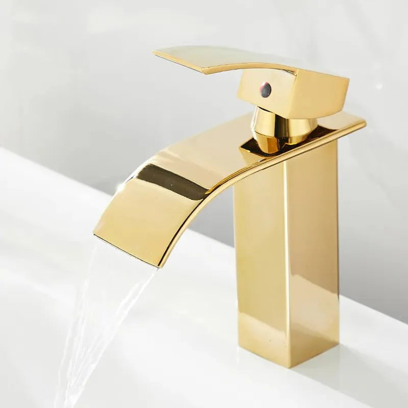 Sofia Single Lever Bathroom Faucet – Elegant Brass Mixer Tap for Bathroom Vanity & Washbasin