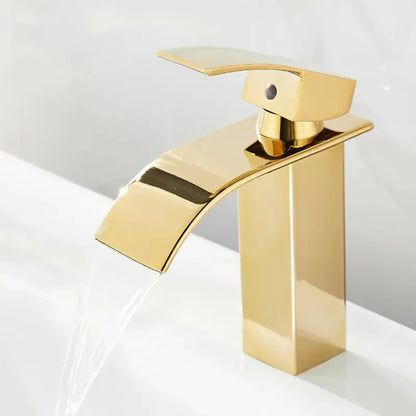 Sofia Single Lever Bathroom Faucet – Elegant Brass Mixer Tap for Bathroom Vanity & Washbasin