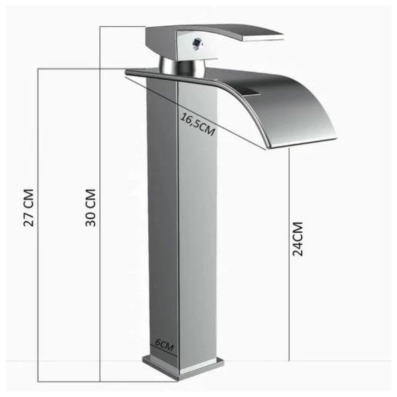 Sofia Single Lever Bathroom Faucet – Elegant Brass Mixer Tap for Bathroom Vanity & Washbasin