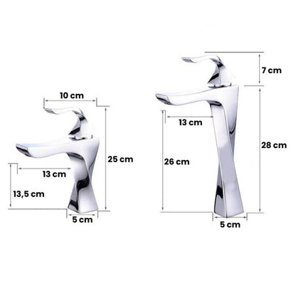 Daria Single-Handle Bathroom Faucet – Modern Mixer Tap for Bathroom Sink
