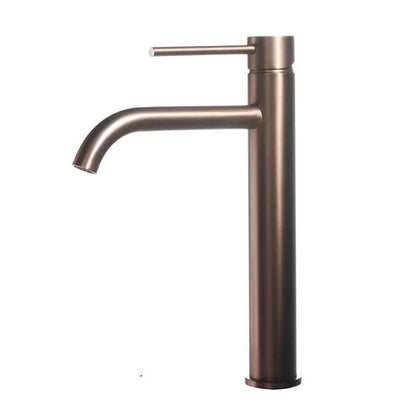 Tatyana Tall Single Handle Bathroom Faucet — Modern Brass Tap for Luxury Bathrooms
