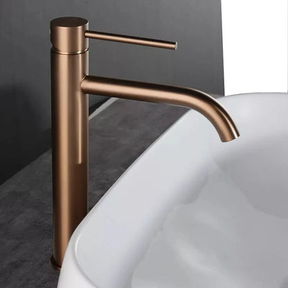 Tatyana Tall Single Handle Bathroom Faucet — Modern Brass Tap for Luxury Bathrooms