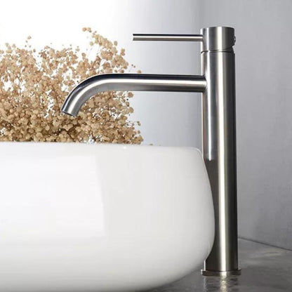 Tatyana Tall Single Handle Bathroom Faucet — Modern Brass Tap for Luxury Bathrooms