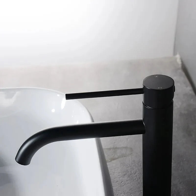 Tatyana Tall Single Handle Bathroom Faucet — Modern Brass Tap for Luxury Bathrooms