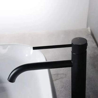 Tatyana Tall Single Handle Bathroom Faucet — Modern Brass Tap for Luxury Bathrooms