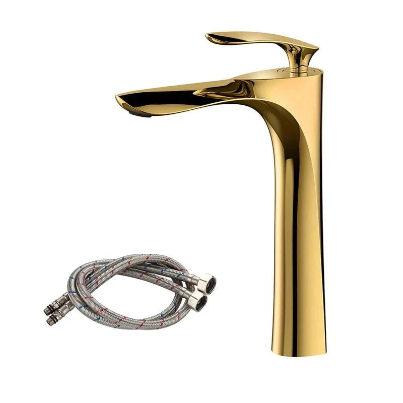 Irina Single Lever Bathroom Faucet – Modern Chrome Mixer Tap for Sink, Durable & Easy Installation