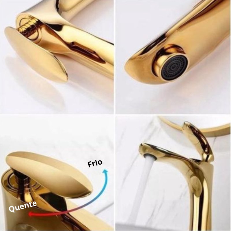 Irina Single Lever Bathroom Faucet – Modern Chrome Mixer Tap for Sink, Durable & Easy Installation