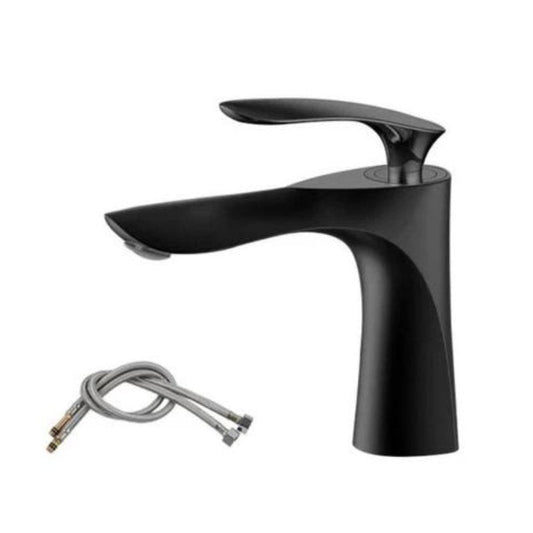Irina Single Lever Bathroom Faucet – Modern Chrome Mixer Tap for Sink, Durable & Easy Installation