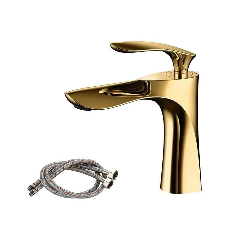 Irina Single Lever Bathroom Faucet – Modern Chrome Mixer Tap for Sink, Durable & Easy Installation