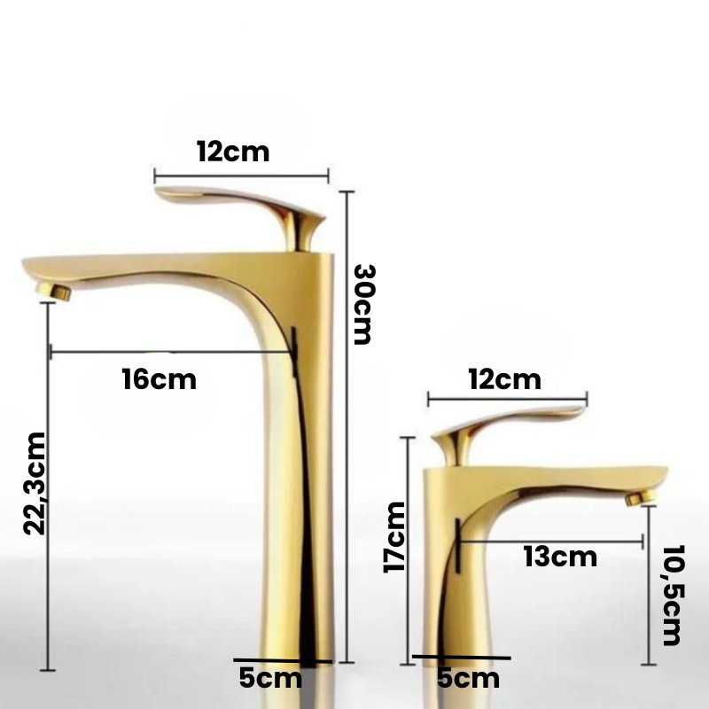 Irina Single Lever Bathroom Faucet – Modern Chrome Mixer Tap for Sink, Durable & Easy Installation