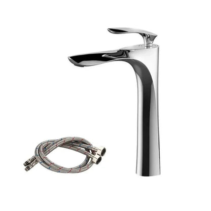 Irina Single Lever Bathroom Faucet – Modern Chrome Mixer Tap for Sink, Durable & Easy Installation