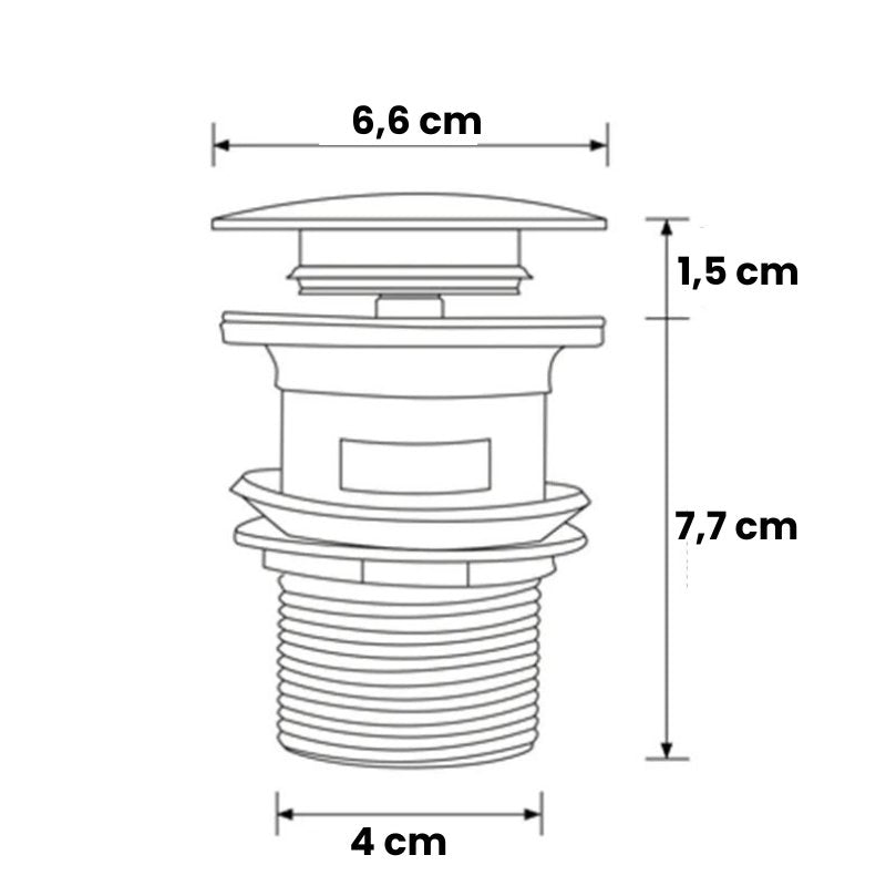 Click Sink Drain Valve – Practical & Efficient Anti-Odor Floor Drain for Kitchen and Bathroom