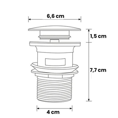 Click Sink Drain Valve – Practical & Efficient Anti-Odor Floor Drain for Kitchen and Bathroom