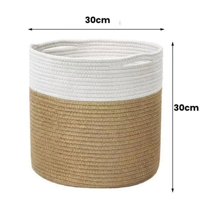 Decorative Fabric Plant Pot – Cotton Rope